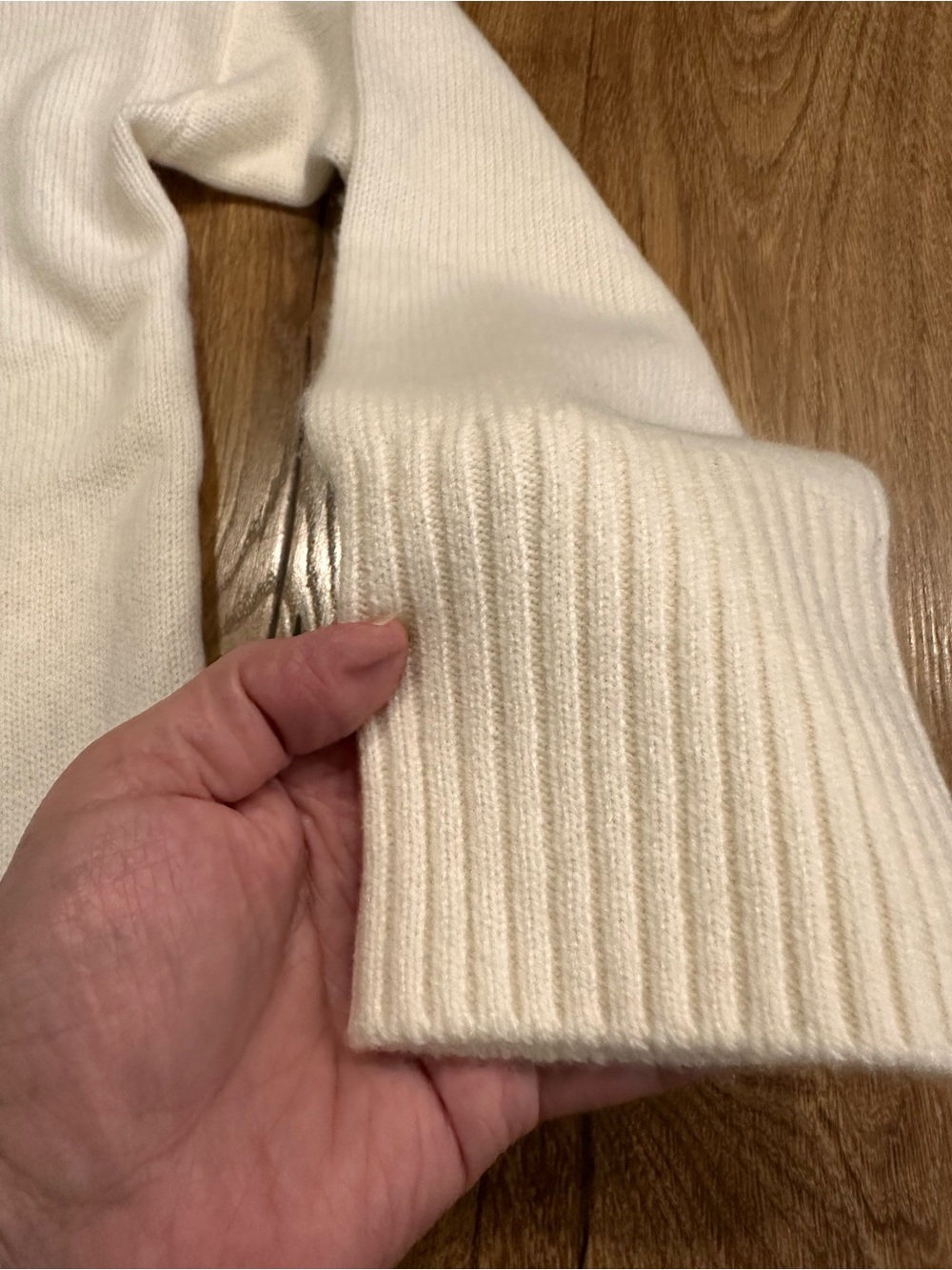 Naked cashmere Cream Open-Front Ribbed Pocket Cardigan - Picture 12 of 14